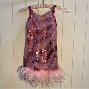 Pink Dance Costume for Little Girl